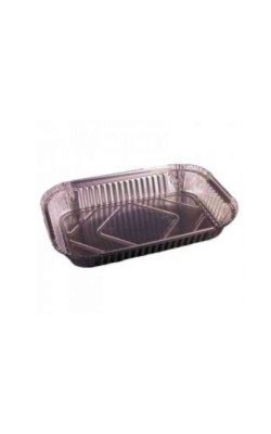 ENVASE ALUMINIO RECTANGULAR E-2200 (100UDS)