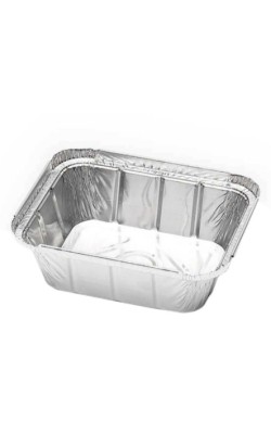 ENVASE ALUMINIO RECTANGULAR E-500 (100UDS)