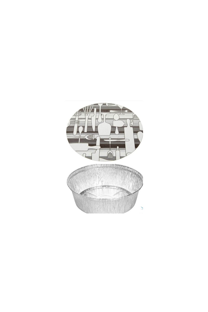 ENVASE ALUMINIO+TAPA B-1420 (POLLO) (100UDS)