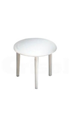 MESITA DE PIZZA PLASTICO BLANCA (1000UDS)