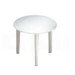 MESITA DE PIZZA PLASTICO BLANCA (1000UDS)