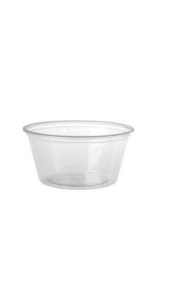 SALSERA S/TAPA 60CC TRANSP PP 2OZ (100UDS)