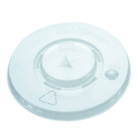TAPA PLANA CRUZ ARISTEA VASO 500 TRANSP(100U)