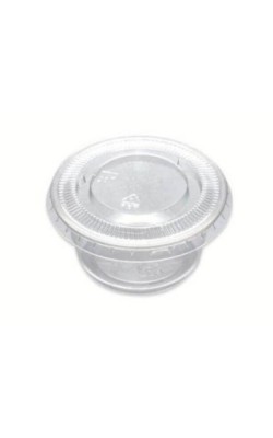 TAPA SALSERA TRANSP PP 2OZ 60CC (100UND)