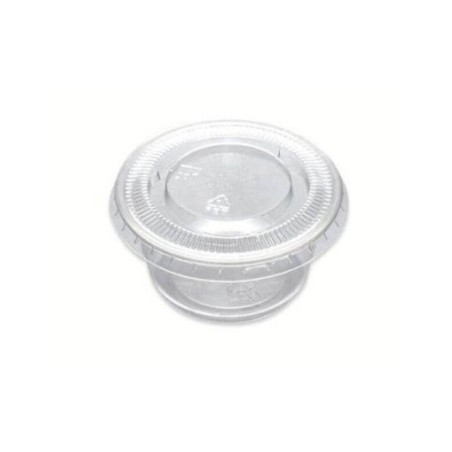 TAPA SALSERA TRANSP PP 2OZ 60CC (100UND)