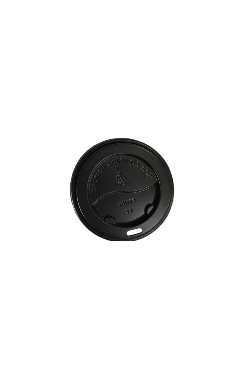 TAPA TRAVEL NEGRA 8OZ 240CL (100UDS)