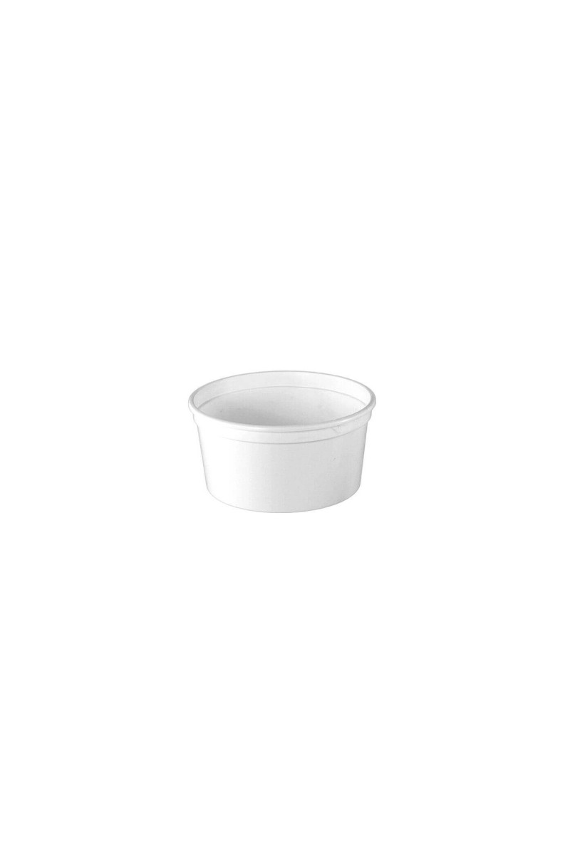 TARRINA PLASTICO BLANCA 500CC PP (50UDS) RT