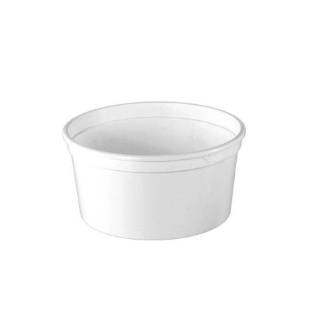 TARRINA PLASTICO BLANCA 500CC PP (50UDS) RT