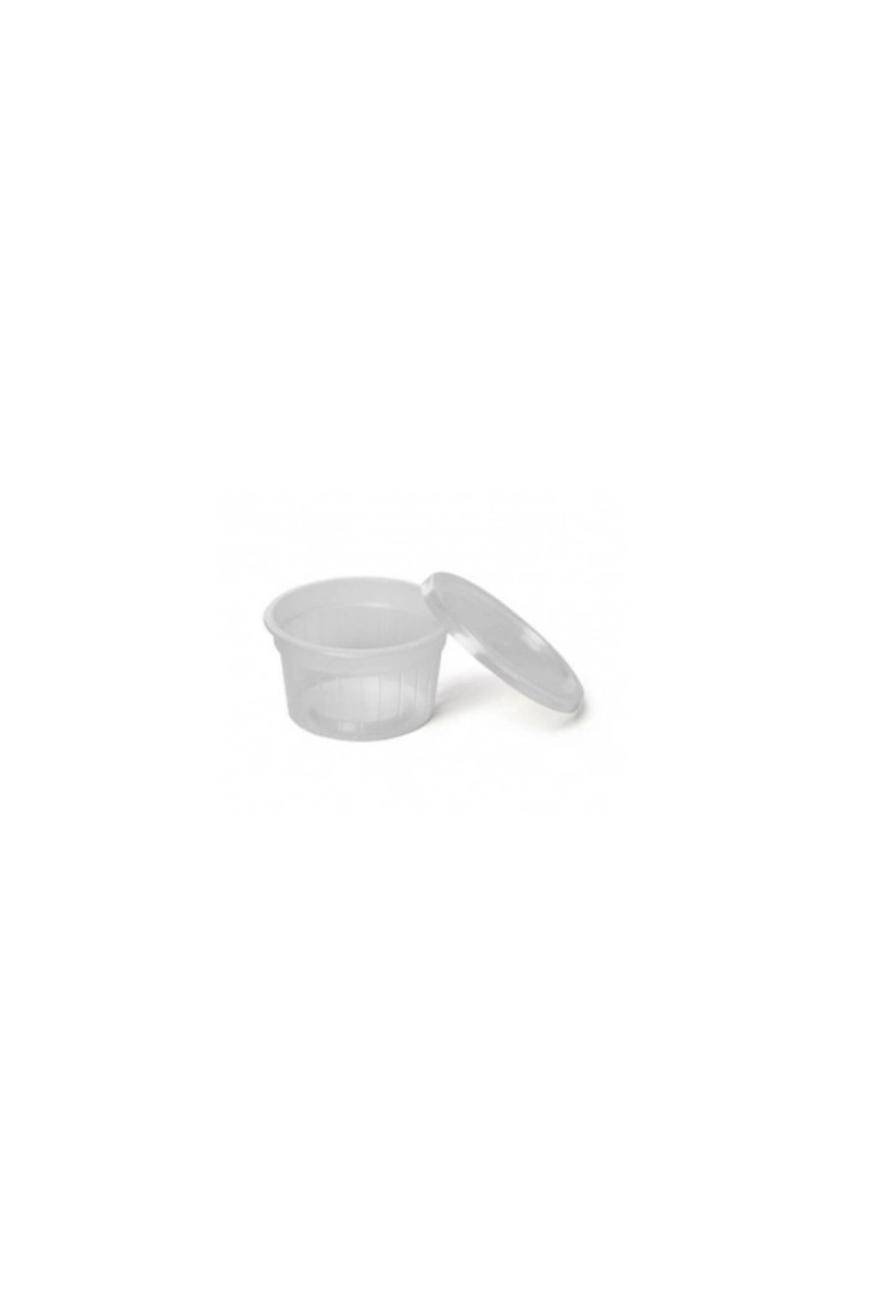 TARRINA PLASTICO TRANSPARENTE 100CC PP (50U)