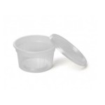 TARRINA PLASTICO TRANSPARENTE 100CC PP (50U)