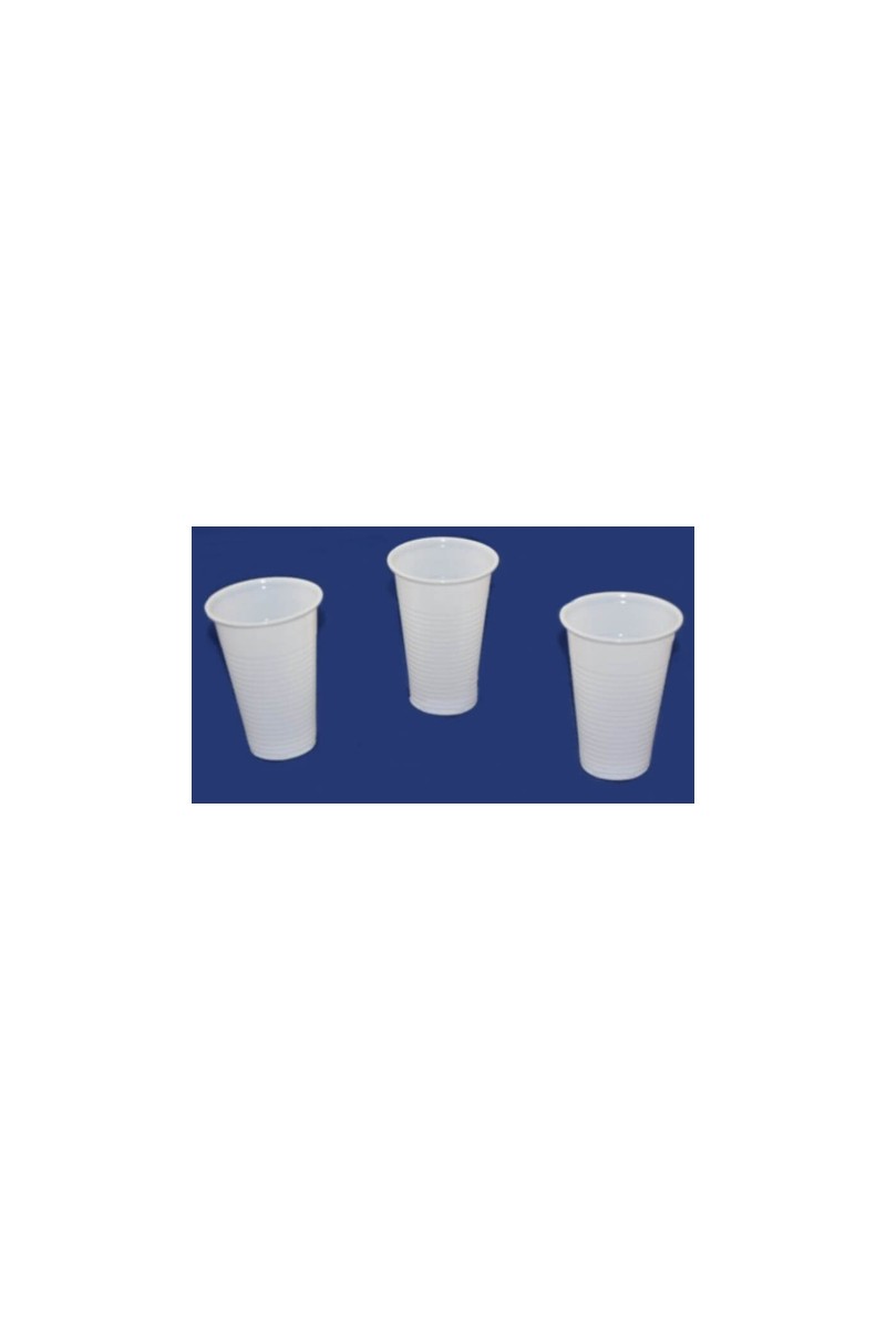 VASO PLASTICO BLANCO 220CC PP(100UDS) RT