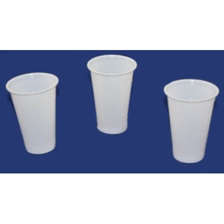 VASO PLASTICO BLANCO 220CC PP(100UDS) RT
