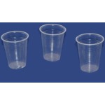 VASO PLASTICO TRANSPARENTE 220CC PP (100UDS)