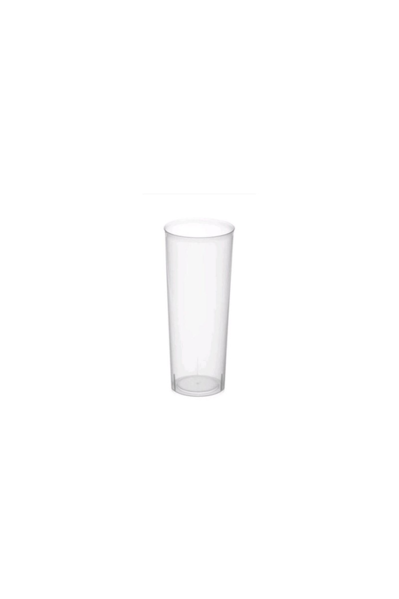 VASO TUBO REUTILIZABLE PP 300CC (10UDS)