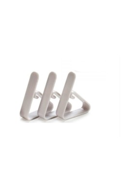 PINZA SUJETA MANTELES BLANCO (100UDS)