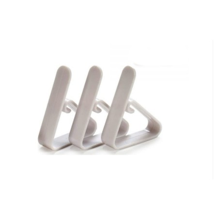 PINZA SUJETA MANTELES BLANCO (100UDS)