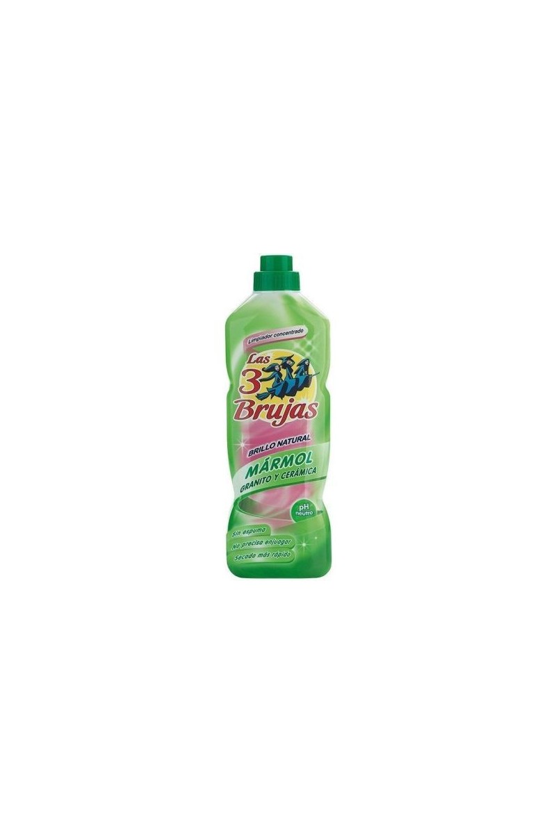 LIMPIADOR MARMOL 3 BRUJAS CONCENTRAD 1L (12U)