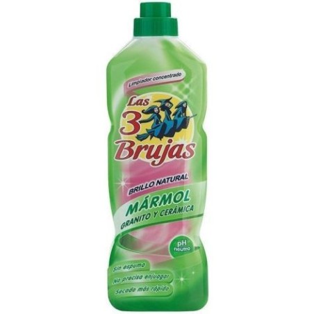 LIMPIADOR MARMOL 3 BRUJAS CONCENTRAD 1L (12U)