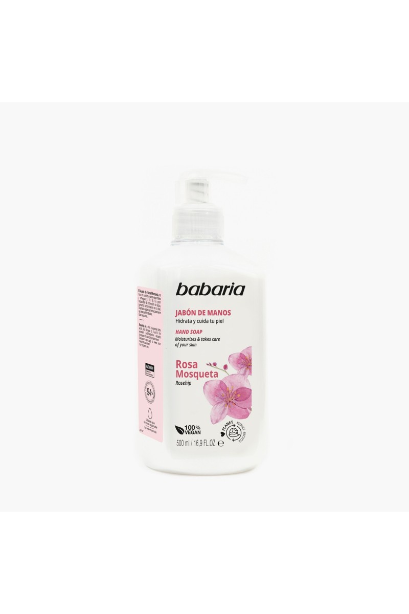 DOSIFI JABON MANO BABARIA ROSA MOSQUETA 500ML
