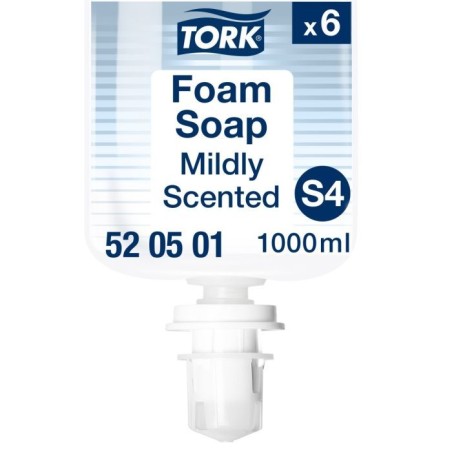 JABON MANOS TORK SUAVE ESPUMA 520501 (6L) BZ